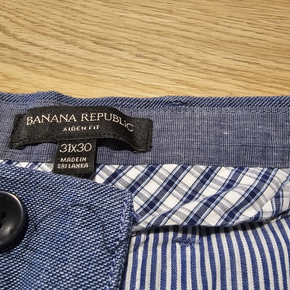 Banana Republic Chinos linen/cotton 31×30 | Sky Blue - Picture 3 of 10